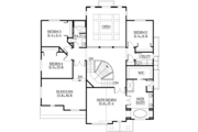 Craftsman Style House Plan - 4 Beds 2.5 Baths 3445 Sq/Ft Plan #132-434 