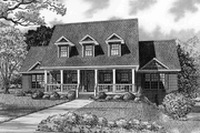 Country Style House Plan - 4 Beds 2 Baths 3706 Sq/Ft Plan #17-3273 