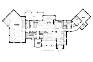 Floor Plan - Main Floor for Country House Plan #928-265 - 4 bed, 4.5 bath