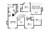 Mediterranean Style House Plan - 4 Beds 2.5 Baths 2739 Sq/Ft Plan #48-455 