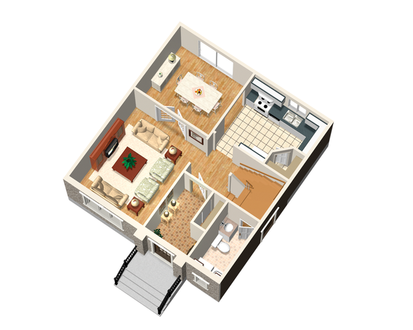 European Floor Plan - Main Floor Plan #25-4469