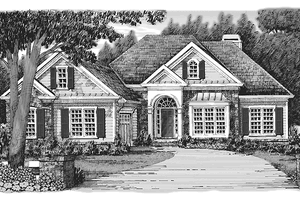 Exterior - Front Elevation 3 for Country House Plan #927-926 - 3 bed, 2 bath