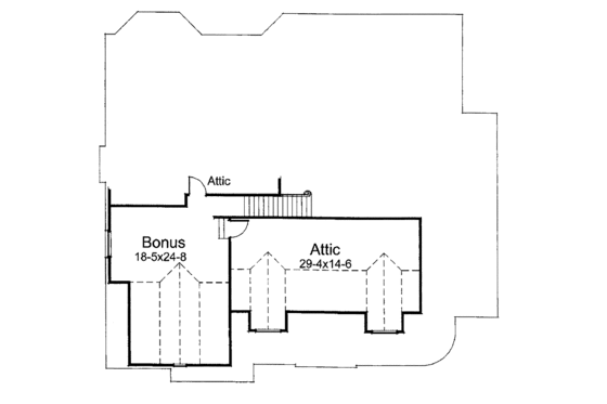 Floor Plan - Other Floor 1 for Country House Plan #120-200 - 3 bed, 2.5 bath
