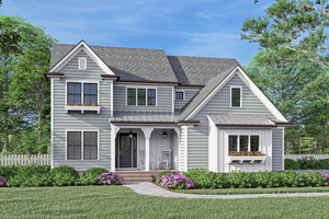 Traditional Exterior - Front Elevation Plan #927-1052