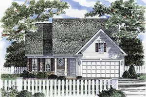 Dream House Plan - Craftsman Exterior - Front Elevation Plan #316-234