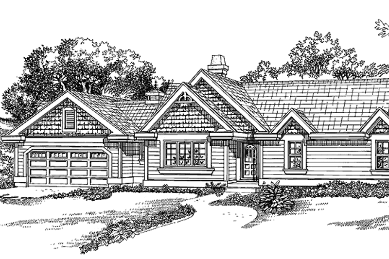 Architectural House Design - Victorian Exterior - Front Elevation Plan #47-883