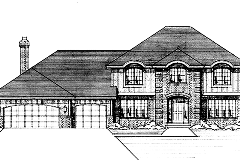 Home Plan - European Exterior - Front Elevation Plan #51-902