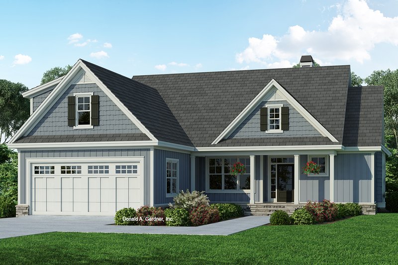 Home Plan - Ranch Exterior - Front Elevation Plan #929-1090