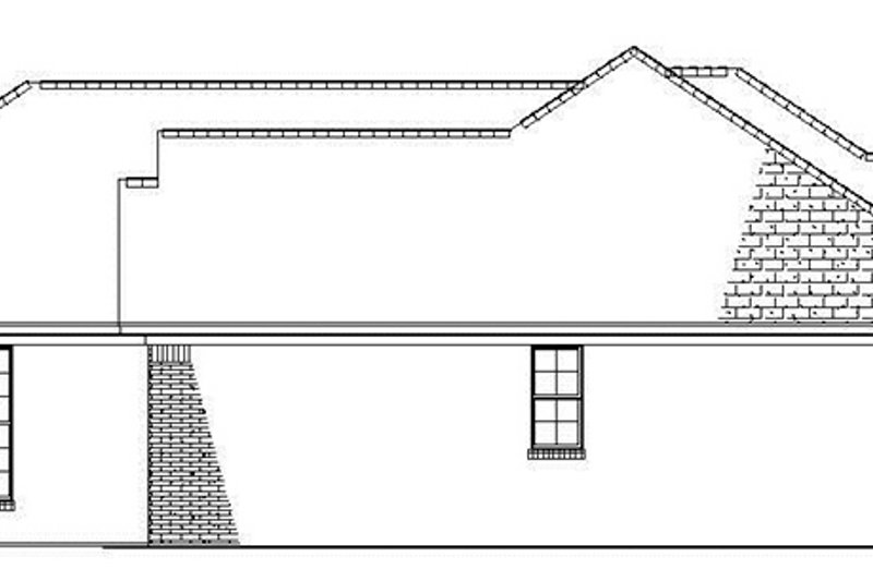 Home Plan - Exterior - Other Elevation for Ranch House Plan #17-2841 - 3 bed, 2 bath