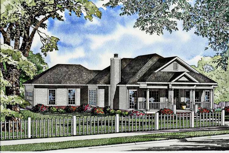 Home Plan - Classical Exterior - Front Elevation Plan #17-2992