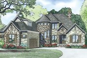 European Style House Plan - 4 Beds 3.5 Baths 3083 Sq/Ft Plan #17-3366 