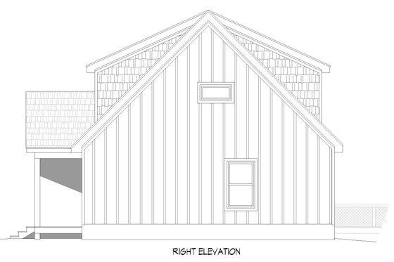 Exterior - Other Elevation 1 for Country House Plan #932-771 - 3 bed, 2.5 bath