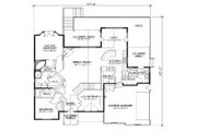 European Style House Plan - 5 Beds 4 Baths 2061 Sq/Ft Plan #5-266 