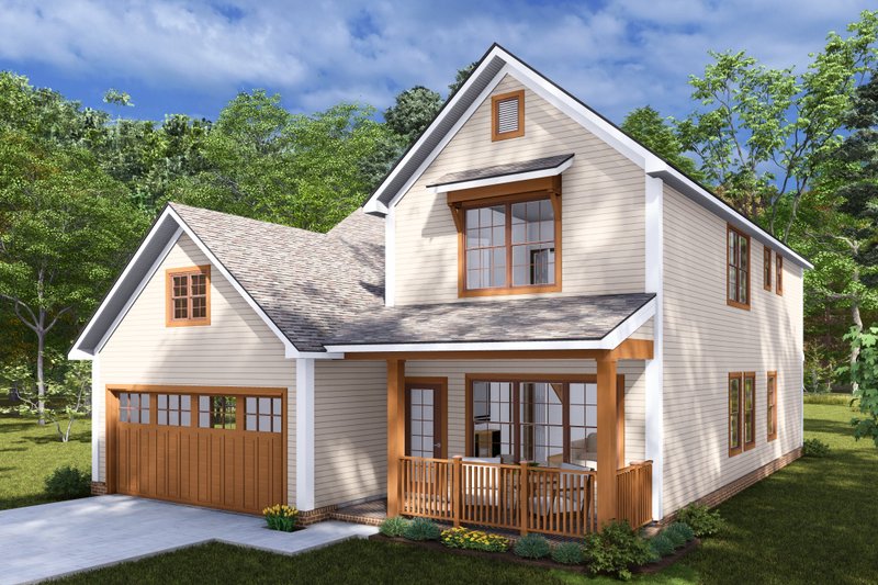 Home Plan - Exterior - Other Elevation for Cottage House Plan #513-2279 - 3 bed, 2.5 bath