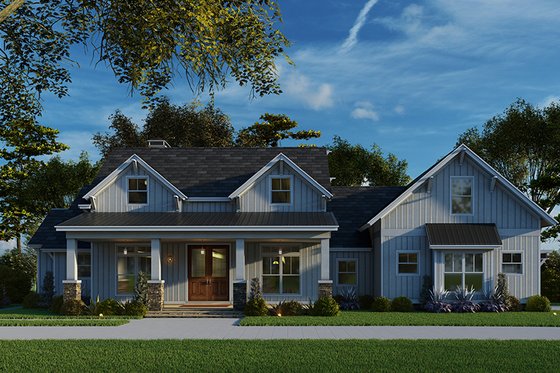 Exterior - Other Elevation for Craftsman House Plan #923-133 - 3 bed, 2.5 bath