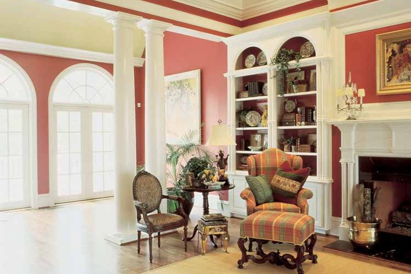 Home Plan - Interior - Family Room for Classical House Plan #429-145 - 4 bed, 3 bath