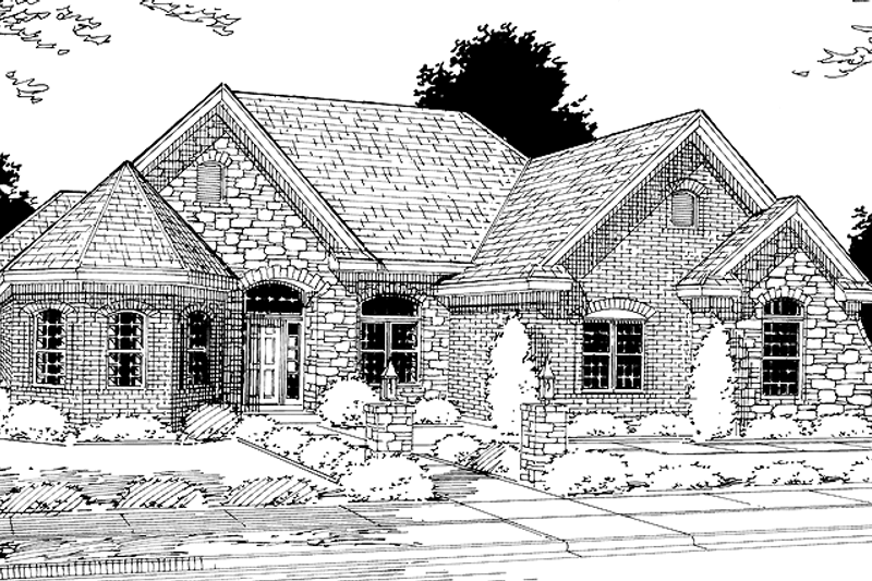 House Plan Design - Country Exterior - Front Elevation Plan #46-702
