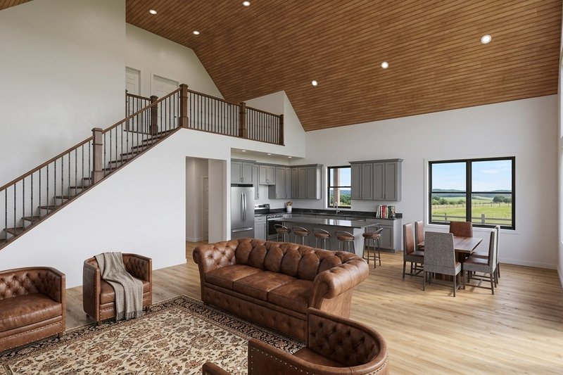 Architectural House Design - Interior - Kitchen for Country House Plan #1089-75 - 4 bed, 2 bath