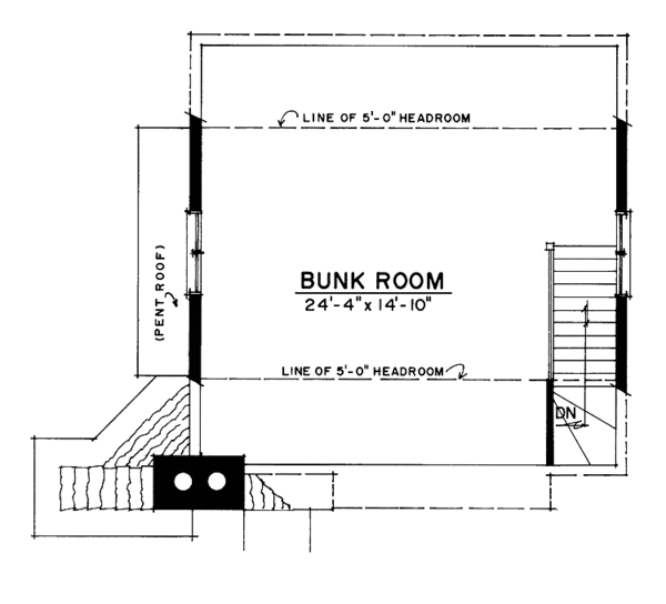 Dream House Plan - European Floor Plan - Upper Floor Plan #1016-65