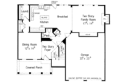Colonial Style House Plan - 4 Beds 2.5 Baths 2222 Sq/Ft Plan #927-649 Floor 