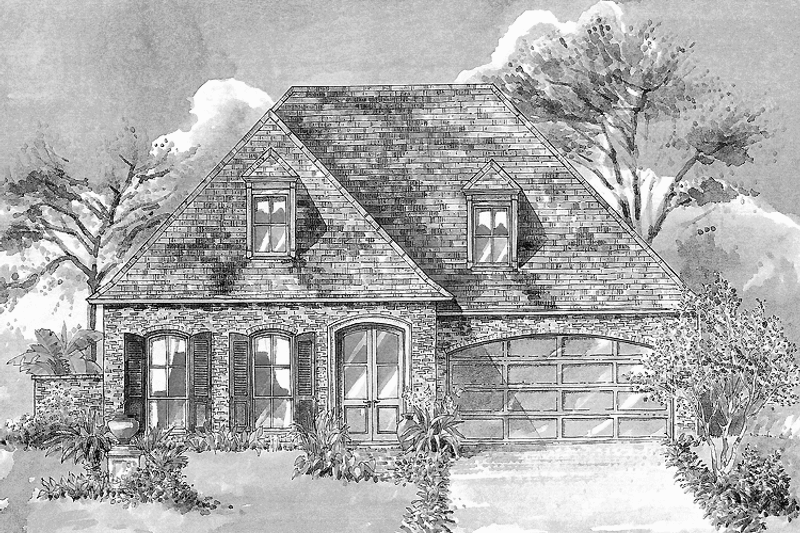 Home Plan - Country Exterior - Front Elevation Plan #301-141