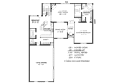 European Style House Plan - 3 Beds 2.5 Baths 2145 Sq/Ft Plan #424-108 
