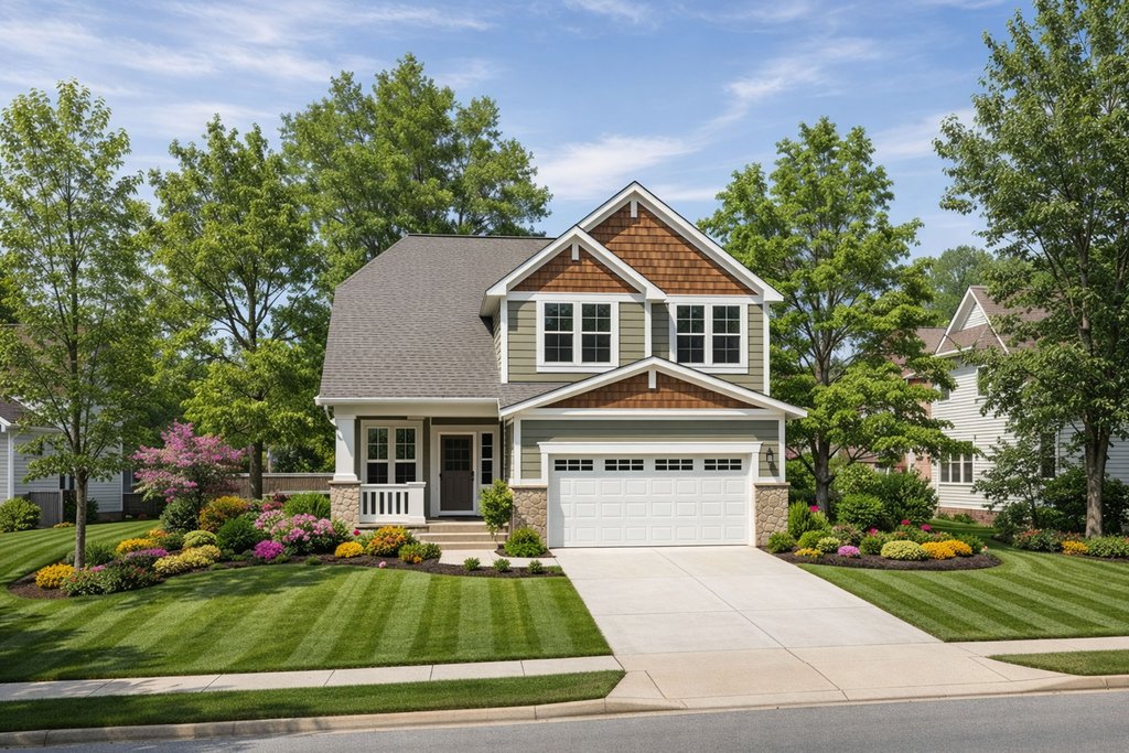Exterior - Front Elevation 2 for Craftsman House Plan #20-1692 - 3 bed, 3 bath