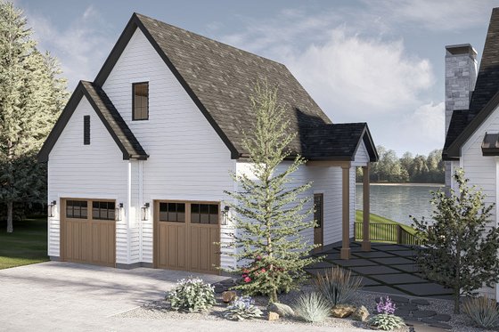Exterior - Other Elevation 5 for Traditional House Plan #455-787 - 4 bed, 4 bath