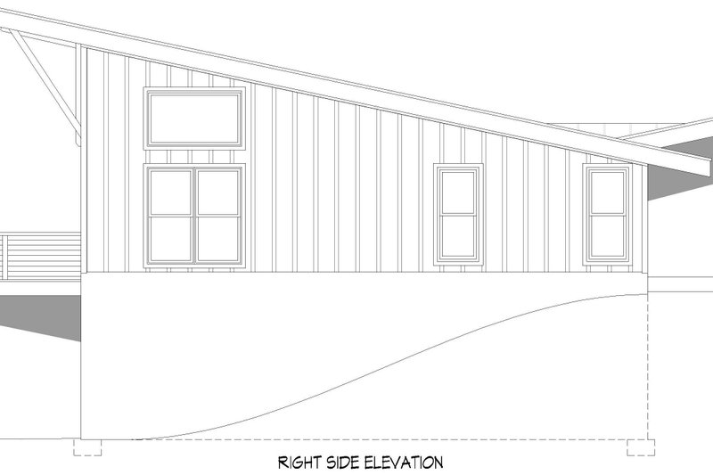 Architectural House Design - Exterior - Other Elevation 1 for Contemporary House Plan #932-1176 - 1 bed, 2 bath