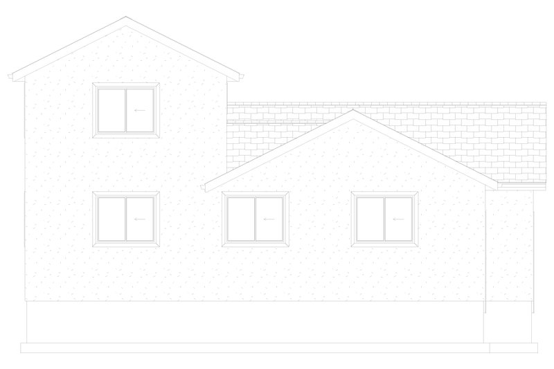Architectural House Design - Exterior - Other Elevation 3 for Traditional House Plan #1060-150, 0 bath