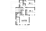 Craftsman Style House Plan - 3 Beds 2.5 Baths 1675 Sq/Ft Plan #48-438 