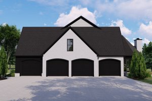 Exterior - Other Elevation for European House Plan #1064-125 - 4 bed, 3.5 bath