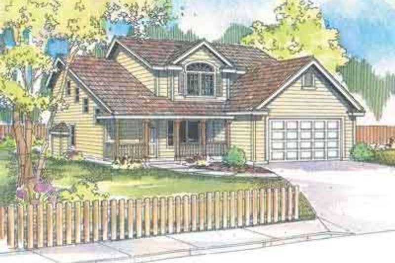 Home Plan - Farmhouse Exterior - Front Elevation Plan #124-475