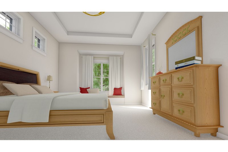 Dream House Plan - Interior - Master Bedroom 1 for Farmhouse House Plan #126-242 - 3 bed, 2 bath