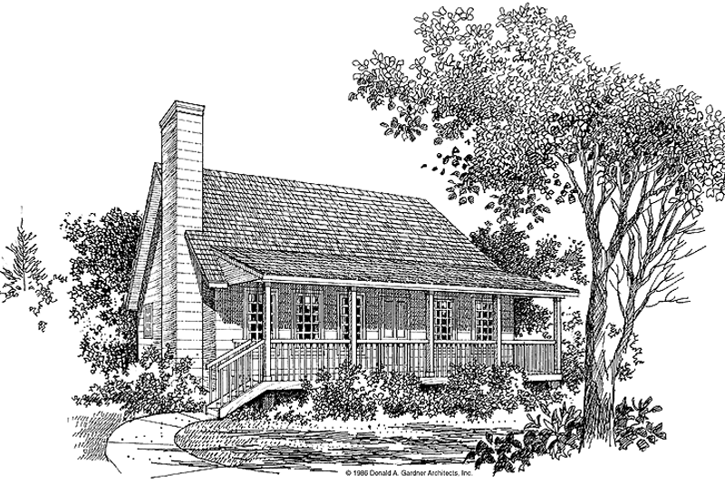 House Design - Country Exterior - Front Elevation Plan #929-68