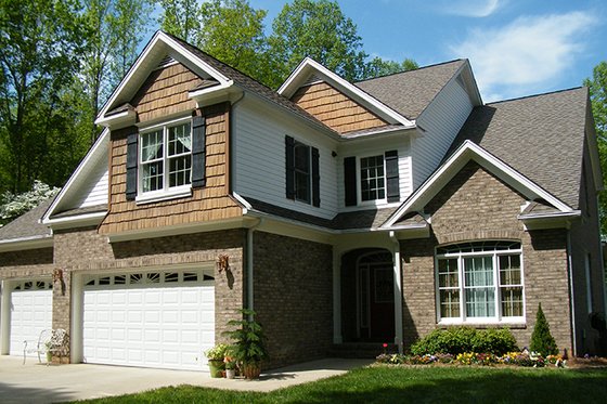 Exterior - Front Elevation 4 for Traditional House Plan #927-579 - 4 bed, 3 bath