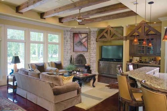 Photo 4 for European House Plan #17-628 - 3 bed, 3.5 bath