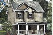 Country Style House Plan - 2 Beds 2.5 Baths 980 Sq/Ft Plan #17-3176 