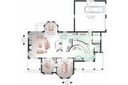 European Style House Plan - 3 Beds 3.5 Baths 3881 Sq/Ft Plan #23-844 