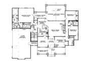 Craftsman Style House Plan - 7 Beds 5.5 Baths 4693 Sq/Ft Plan #17-3322 