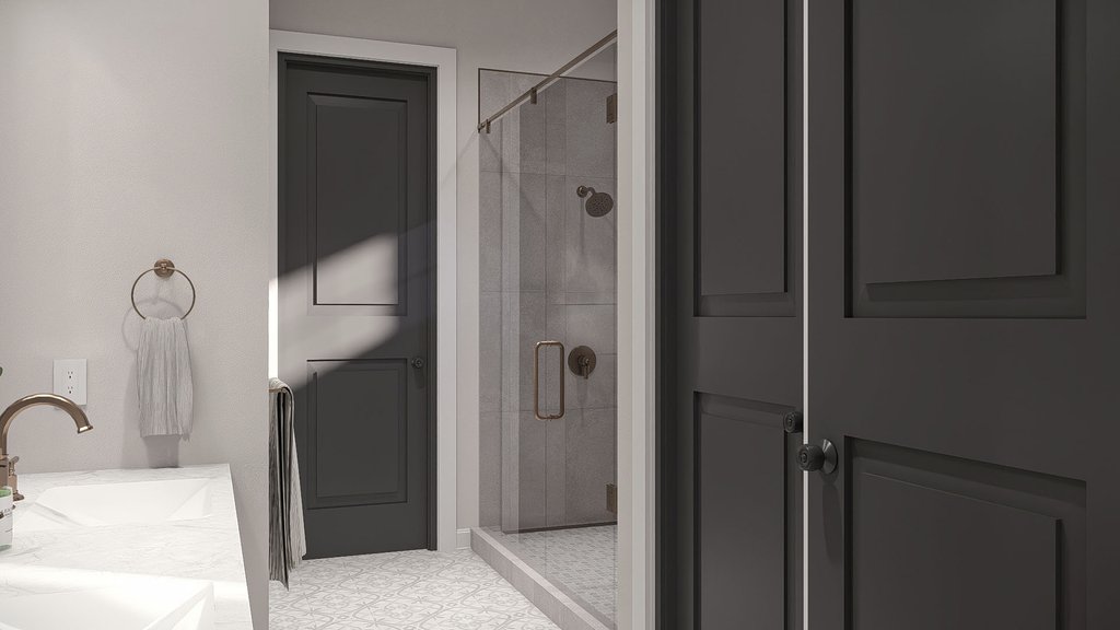 Interior - Master Bathroom 1 for Cottage House Plan #455-778 - 3 bed, 2.5 bath