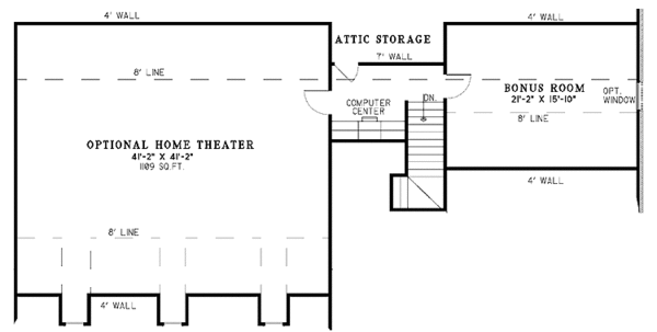 Dream House Plan - Country Floor Plan - Upper Floor Plan #17-2749