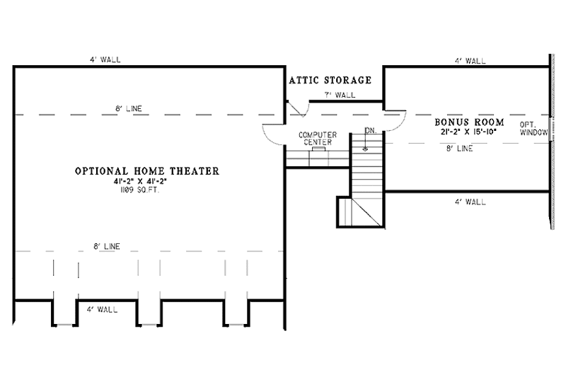 Home Plan - Floor Plan - Upper Floor for Country House Plan #17-2749 - 4 bed, 2.5 bath