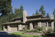 Prairie Style House Plan - 4 Beds 3.5 Baths 5560 Sq/Ft Plan #48-747 