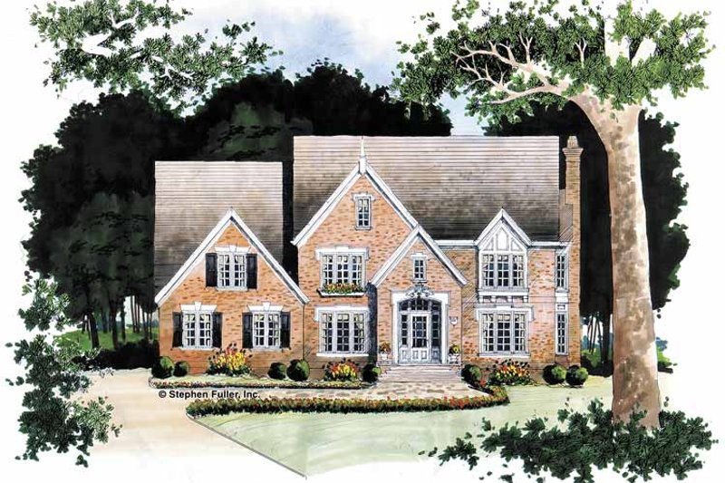 Dream House Plan - Traditional Exterior - Front Elevation Plan #429-75