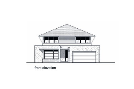 Exterior - Other Elevation for Modern House Plan #496-11 - 4 bed, 2.5 bath