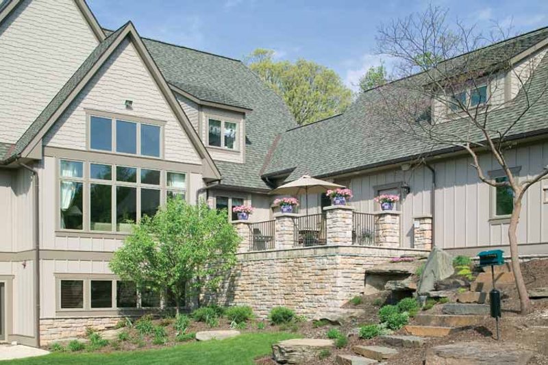 Home Plan - Exterior - Outdoor Living for European House Plan #928-16 - 4 bed, 3.5 bath