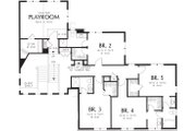 Mediterranean Style House Plan - 5 Beds 5 Baths 6484 Sq/Ft Plan #48-361 