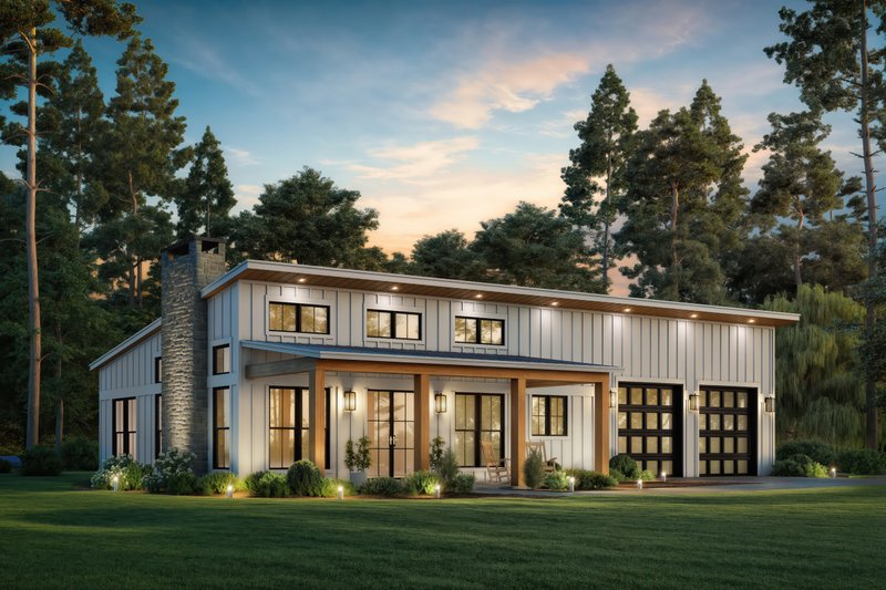 Home Plan - Barndominium Exterior - Front Elevation Plan #430-394