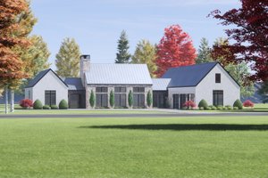 Modern Exterior - Front Elevation Plan #1096-13
